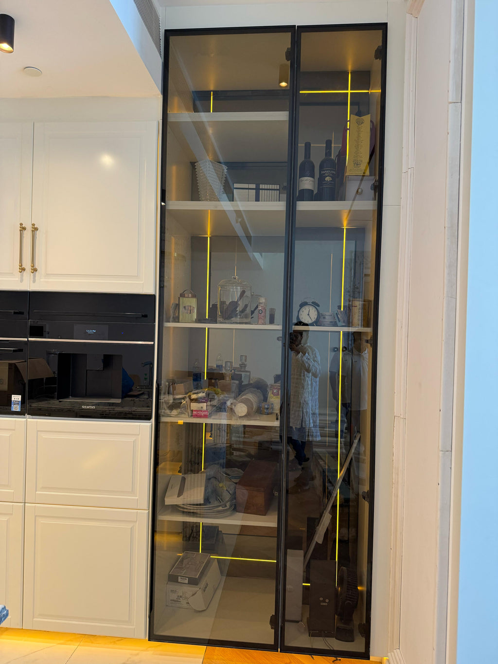 Dress ,shoes luggage, Wall sockets, Bear bur Showcase  Design