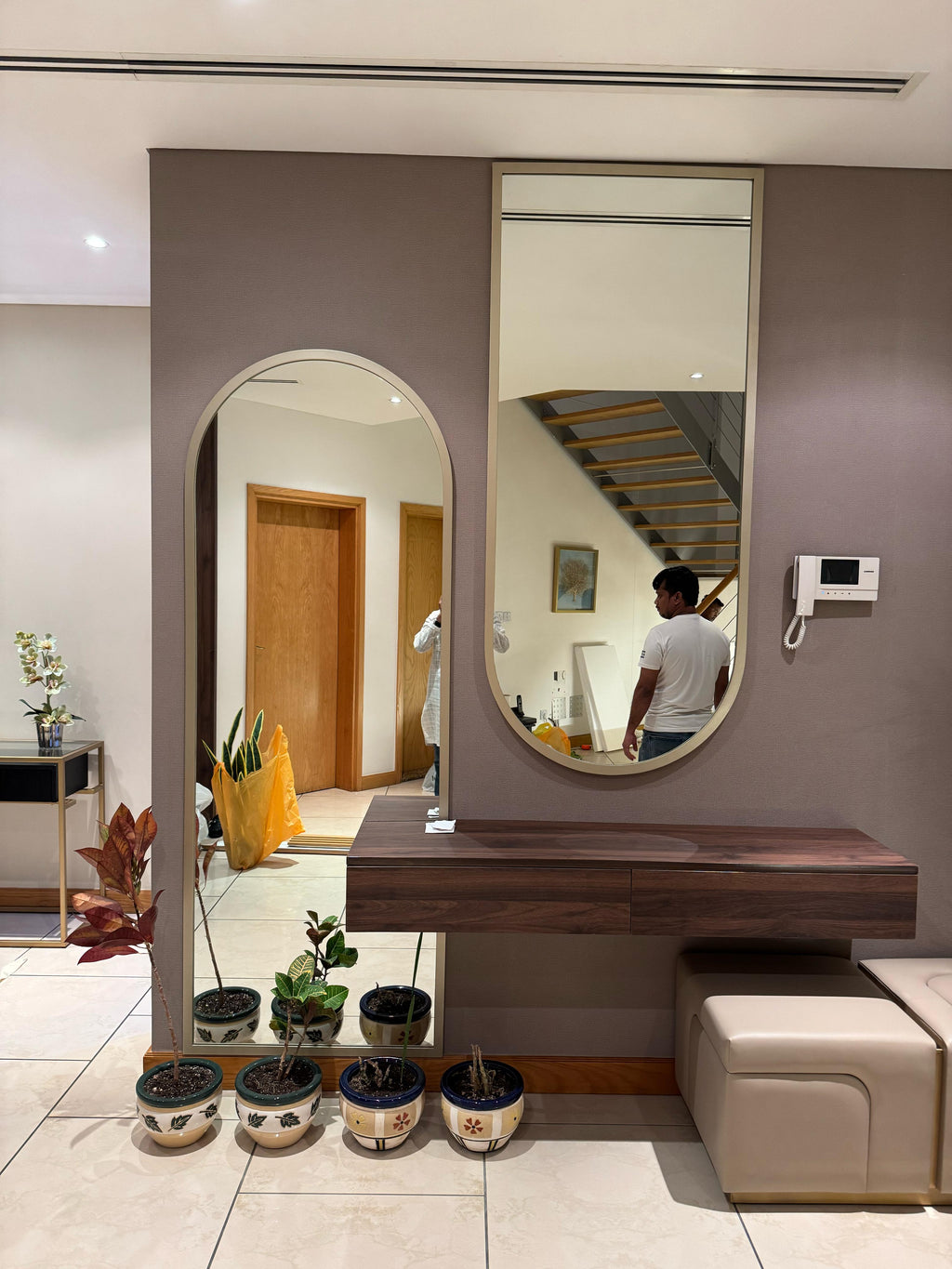 Wall Mirror installation
