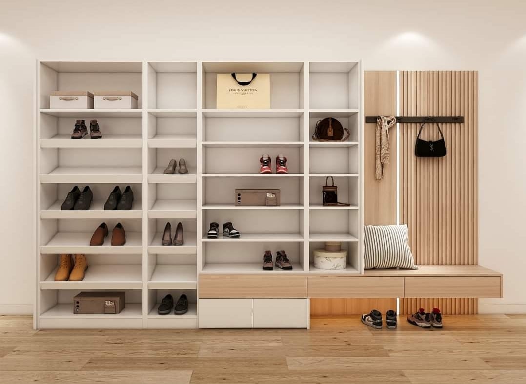 Modern minimalist shoe cabinet