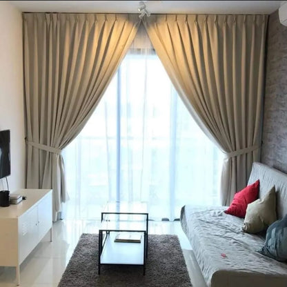 New Style Room Plain Curtains Designs