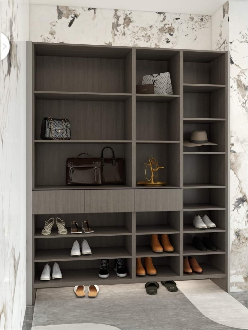 Modern minimalist shoe cabinet