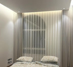 Window White Sheer Curtains