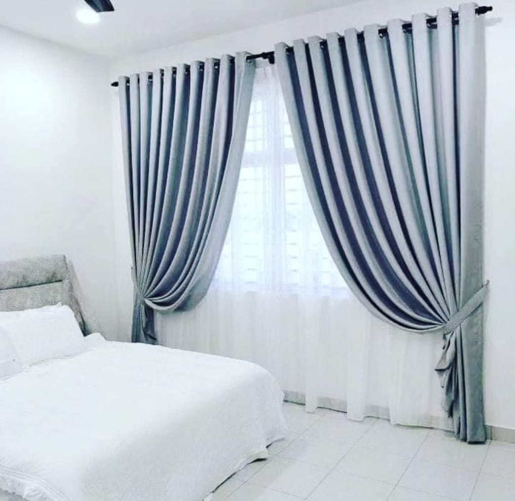 New Style Room Plain Curtains Designs