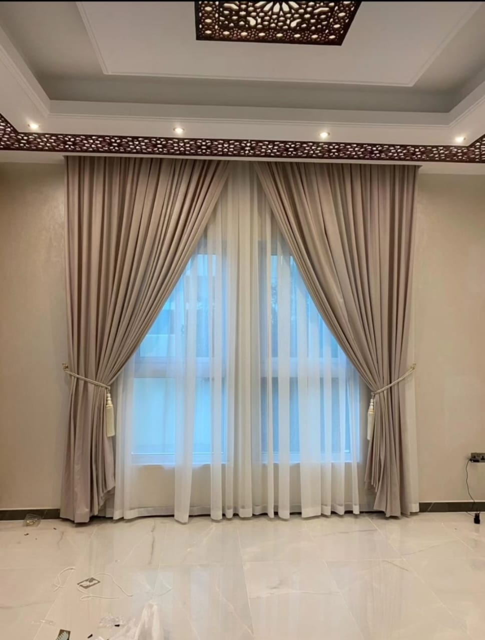 New Style Room Plain Curtains Designs