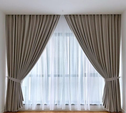 New Style Room Plain Curtains Designs