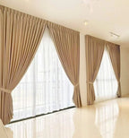 New Style Room Plain Curtains Designs