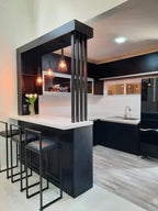 Modern Fold-Out Bar Cabinet