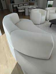 Isla Suede Curve Sofa